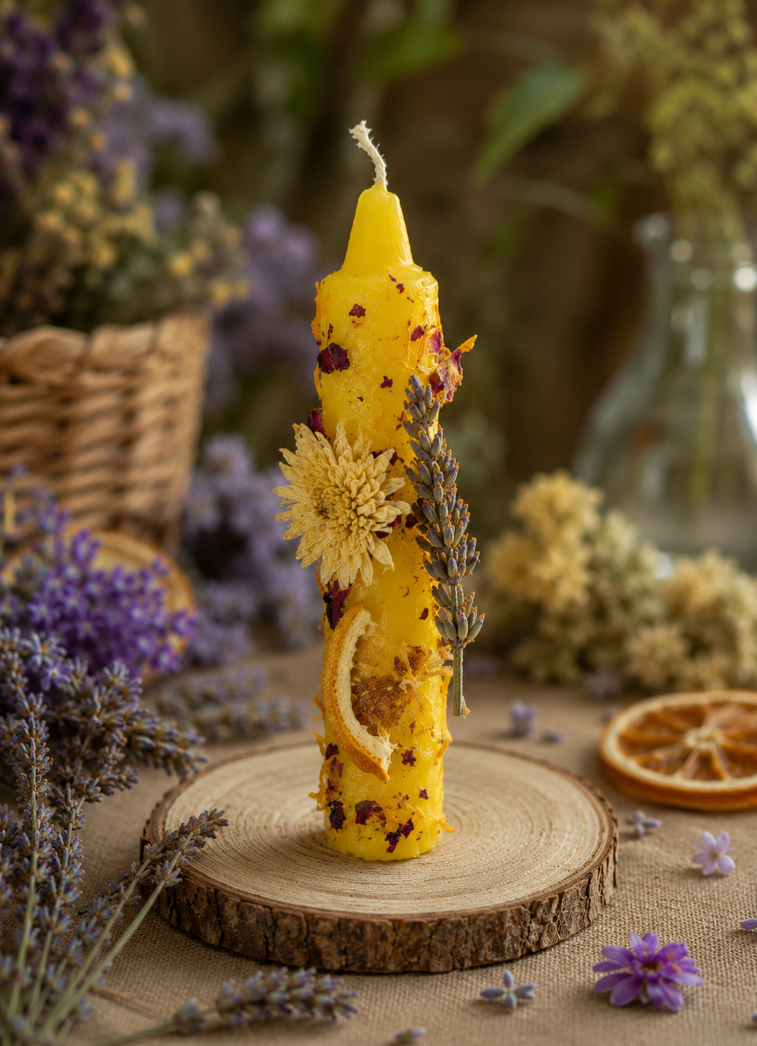 ლითას რიტუალის სანთელი/Litha ritual candle