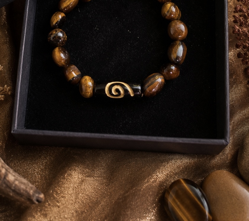ვეფხვის თვალი 🌀/ Tiger’s Eye Bracelet